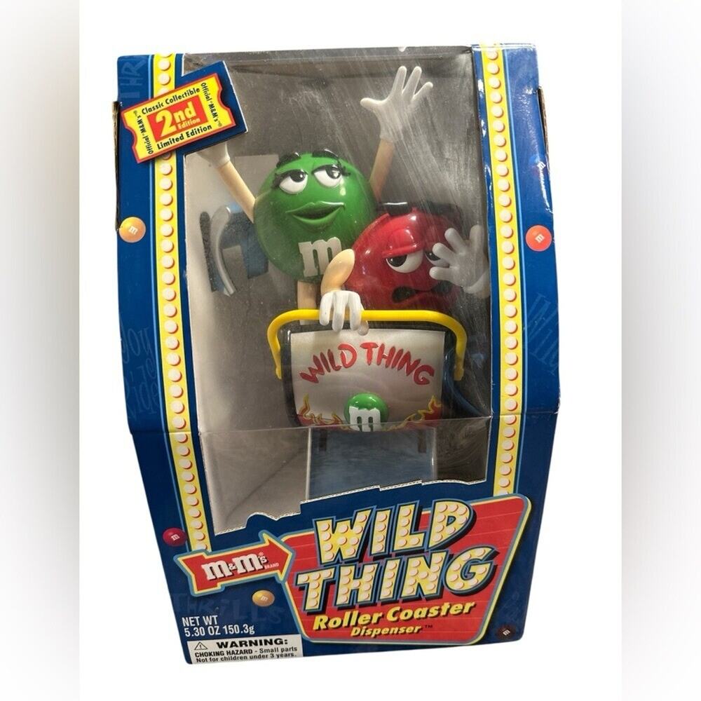 M&M's Wild Thing Roller-coaster Candy Dispenser Limited Edition 2nd Edition